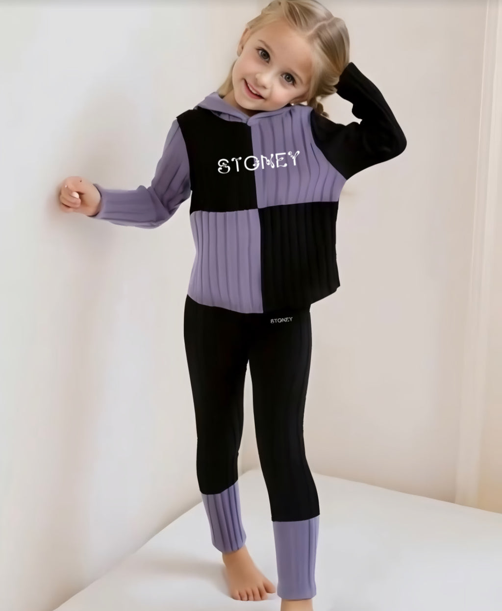 Stoney Kids 2pc Girls Autumn & spring hoodie and pants set