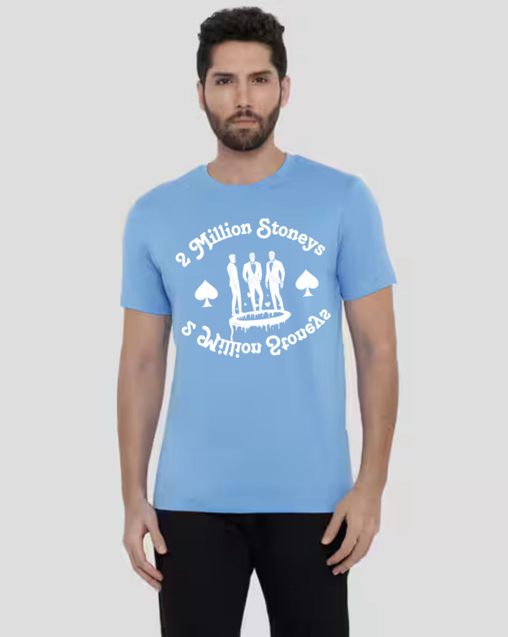 2millionstoneys Powder Blue Tshirt