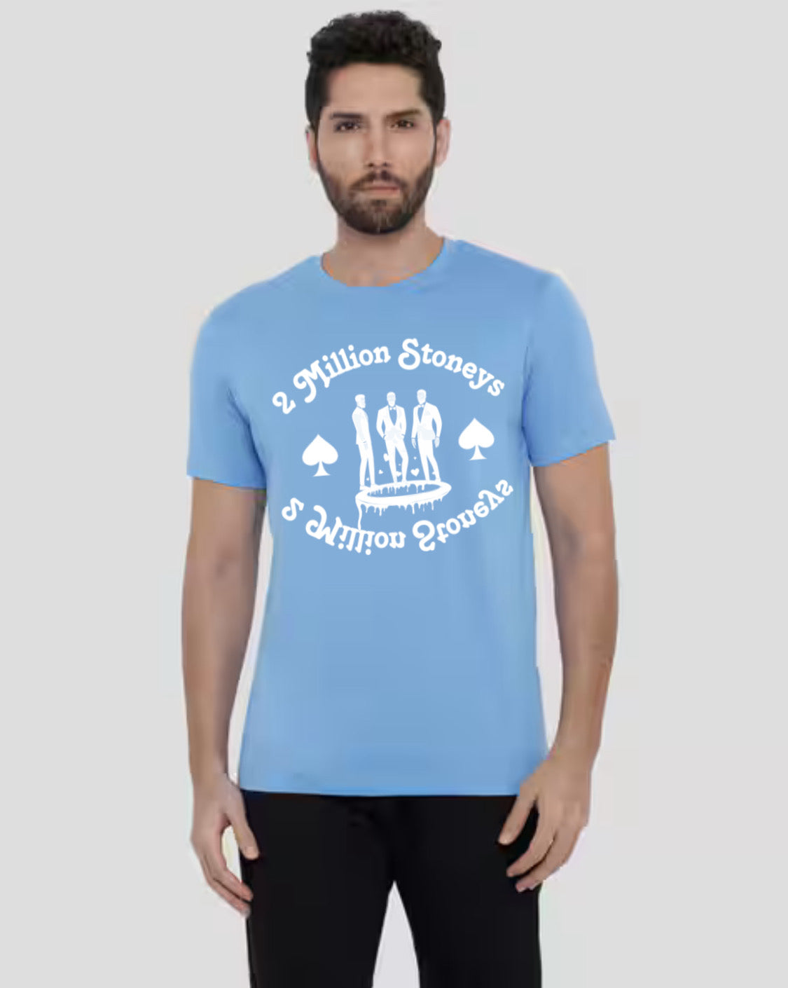 2millionstoneys Powder Blue Tshirt