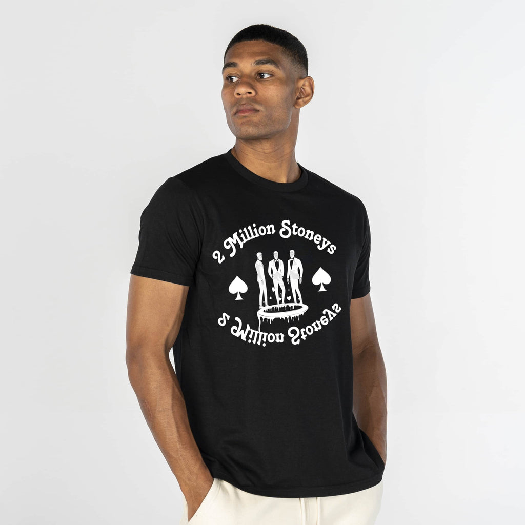2millionstoneys Black and white Tshirt
