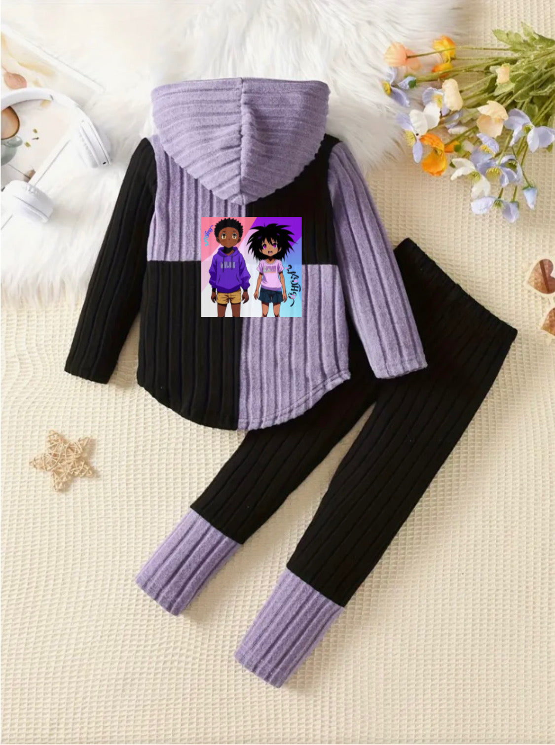 Stoney Kids 2pc Girls Autumn & spring hoodie and pants set