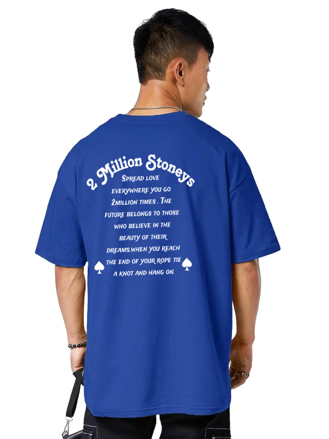 2millionstoneys Blue t-shirt