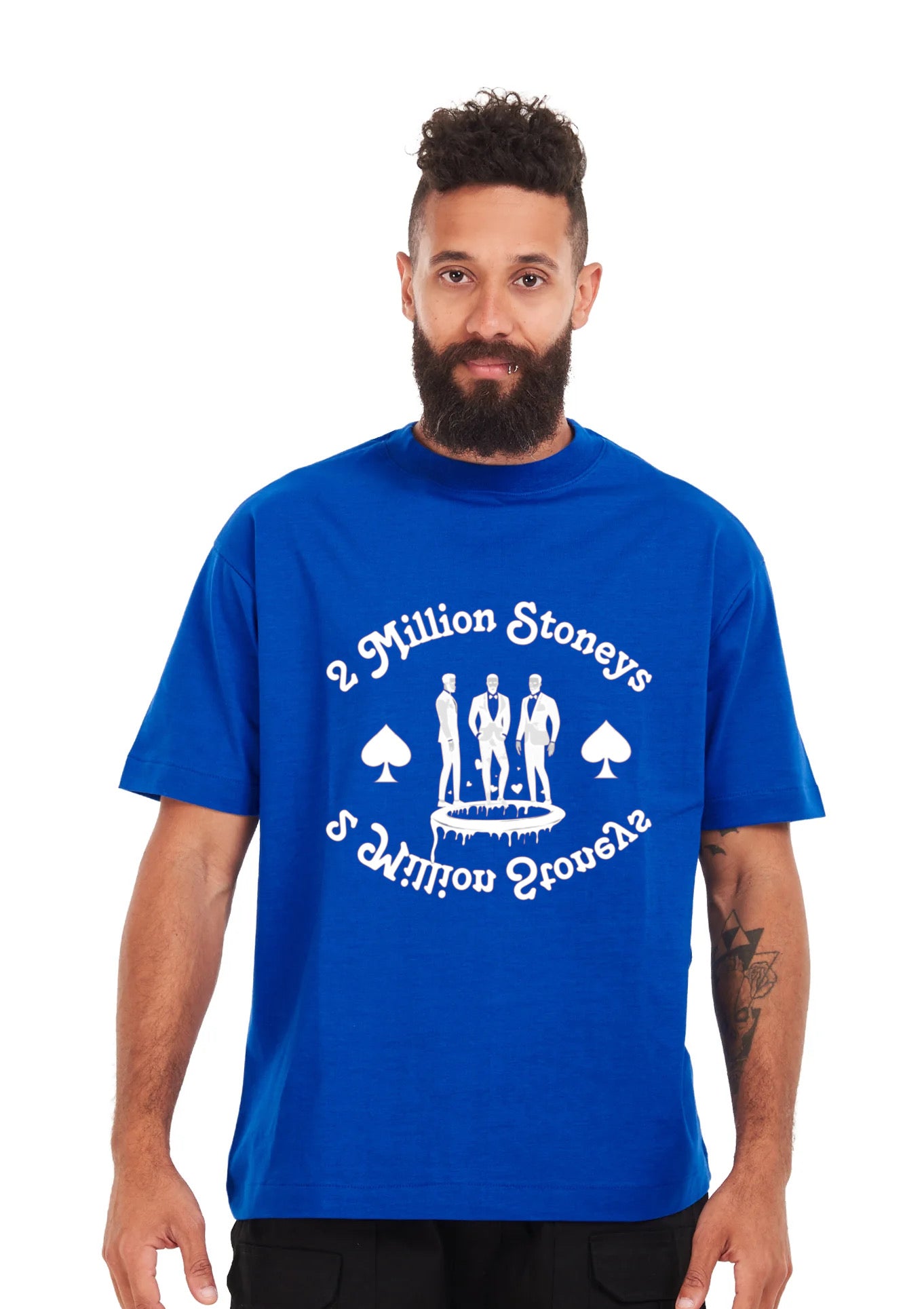 2millionstoneys Blue t-shirt