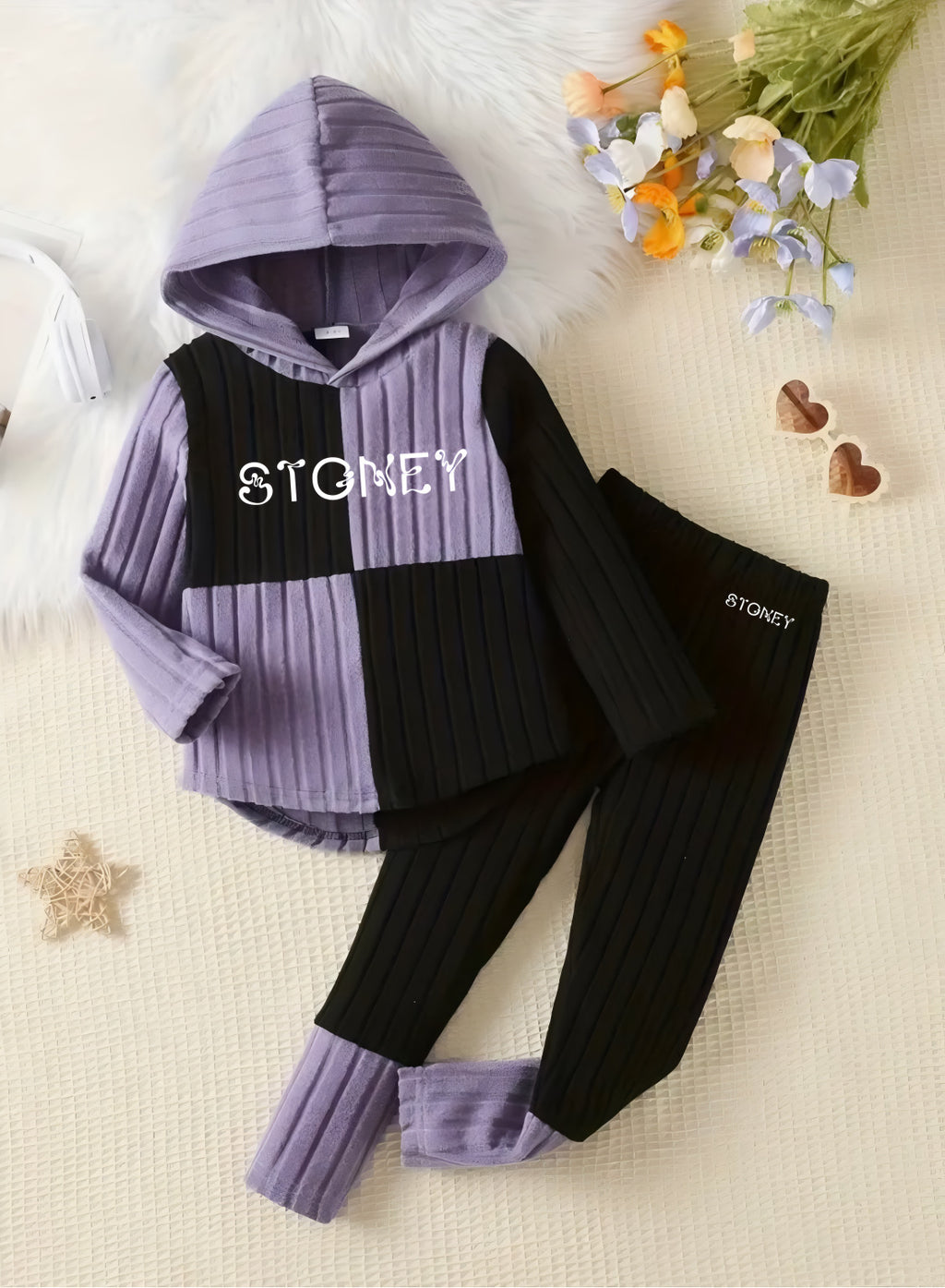 Stoney Kids 2pc Girls Autumn & spring hoodie and pants set