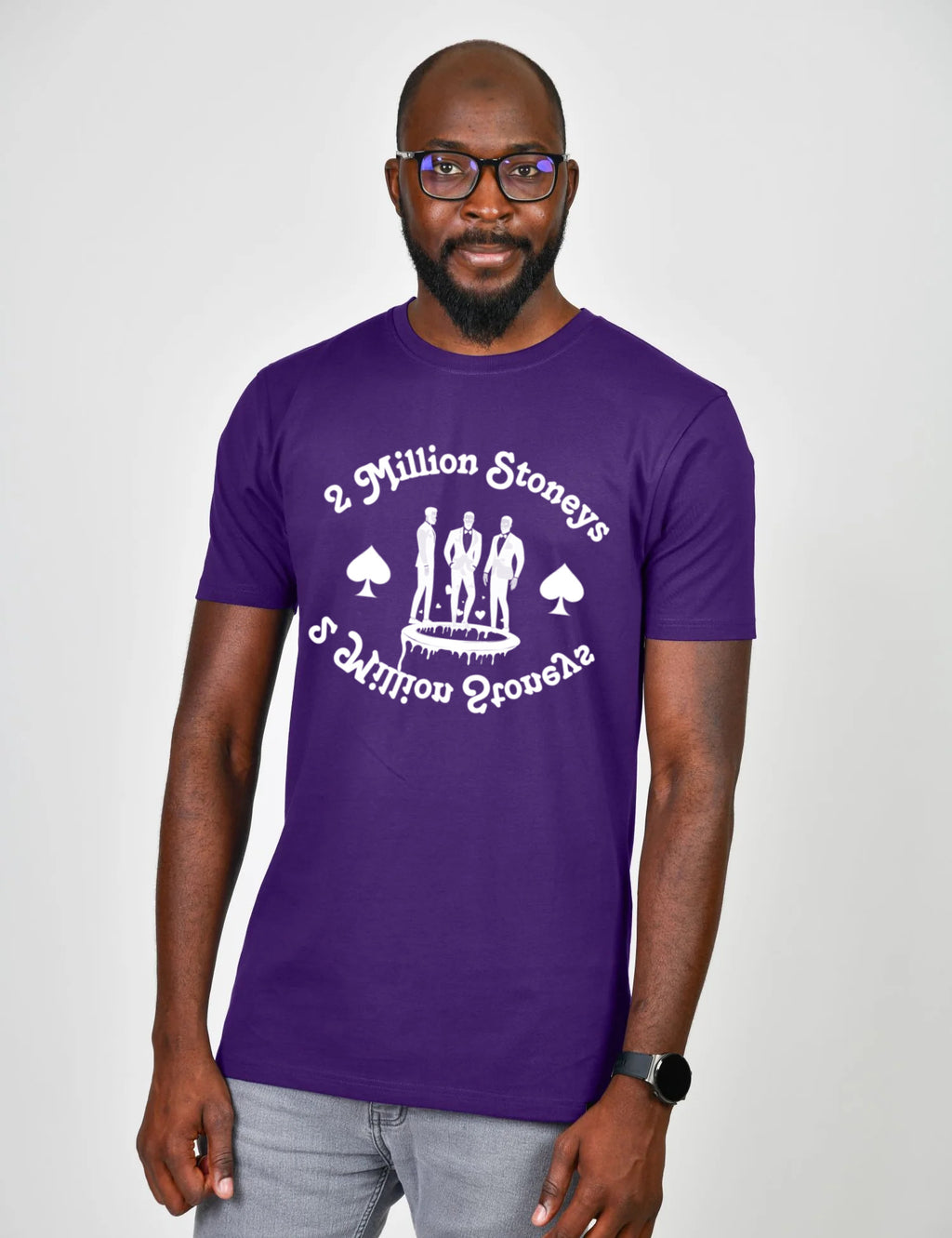 2millionstoneys Purple Tshirt