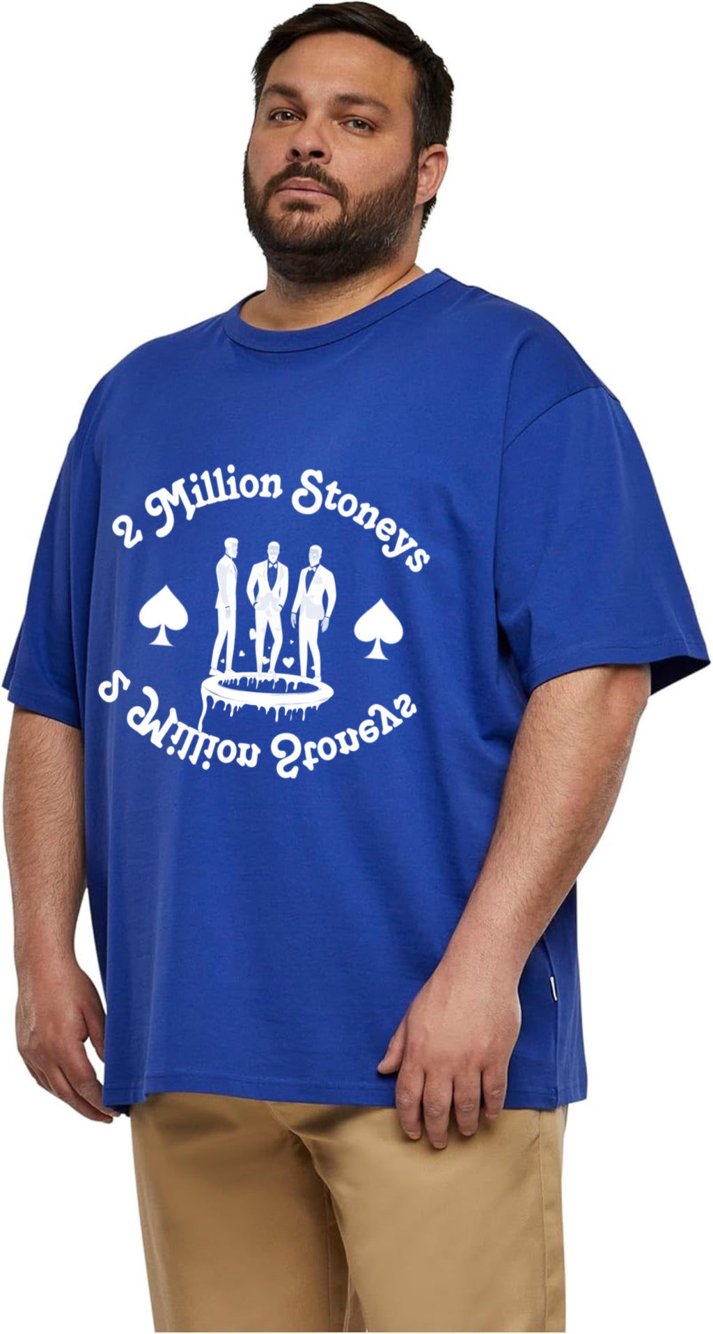 2millionstoneys Blue t-shirt