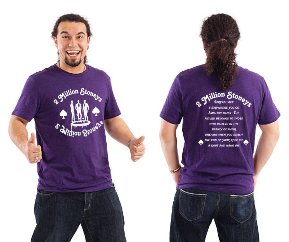 2millionstoneys Purple Tshirt