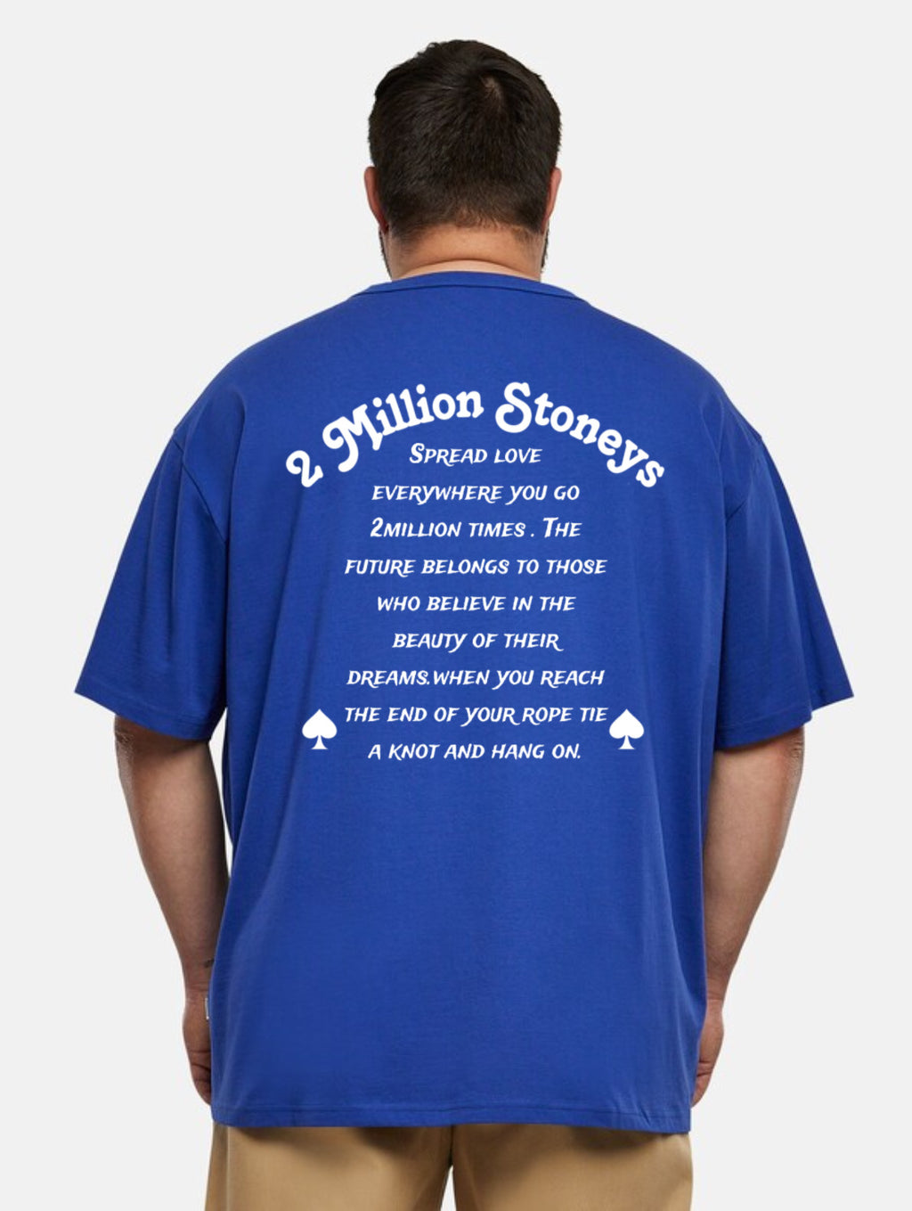 2millionstoneys Blue t-shirt