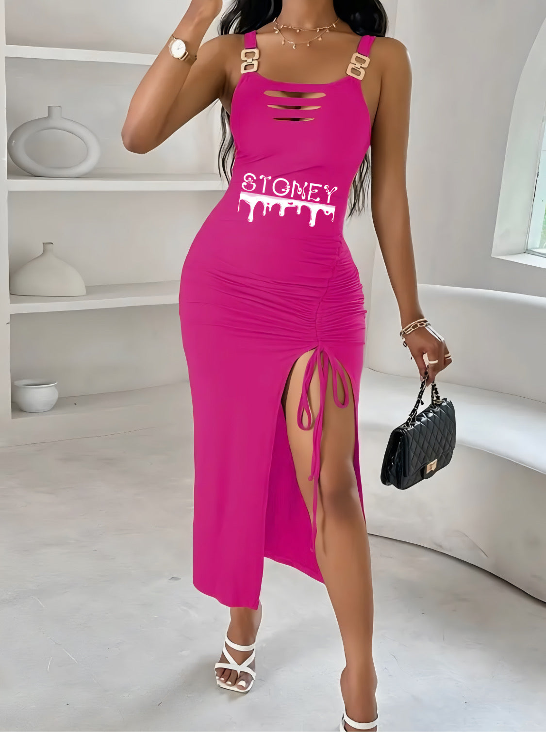 Stoney Drip Summer Sleeveless Dress