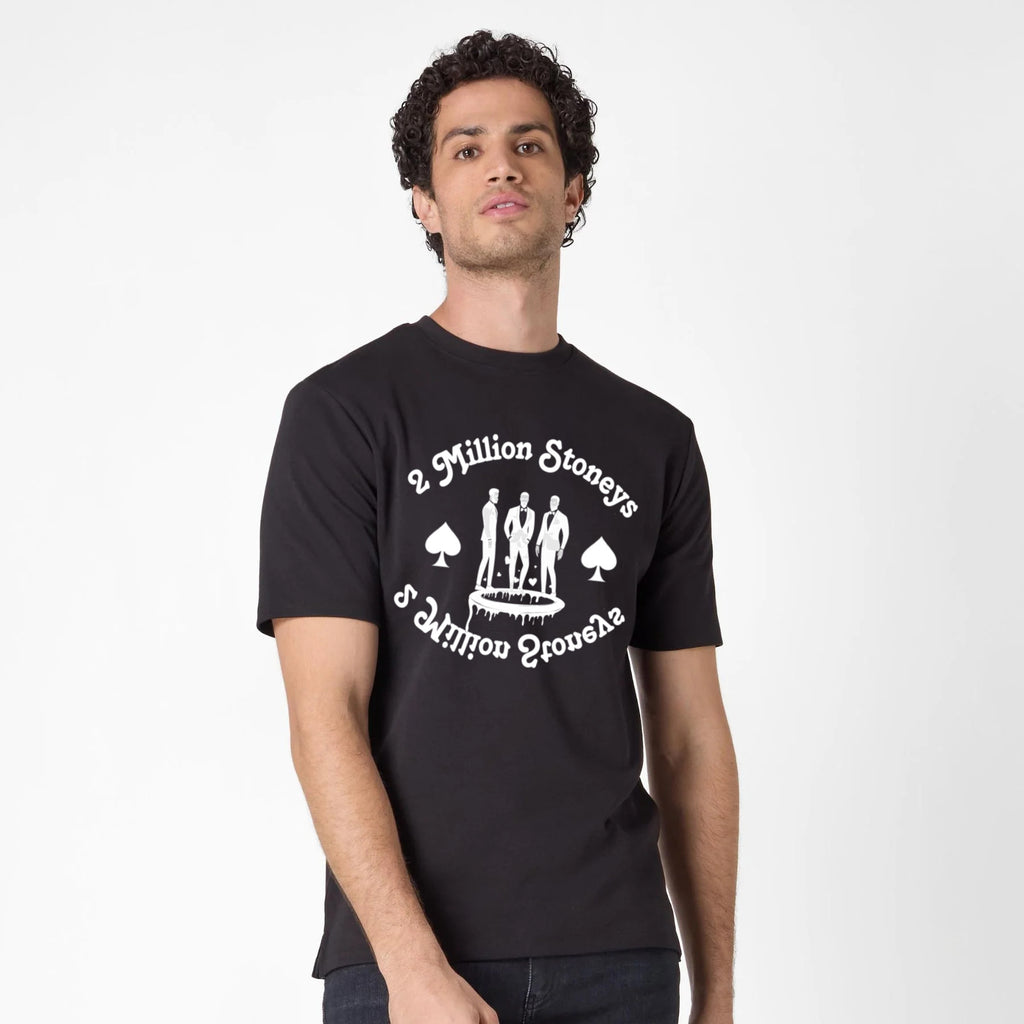 2millionstoneys Black and white Tshirt