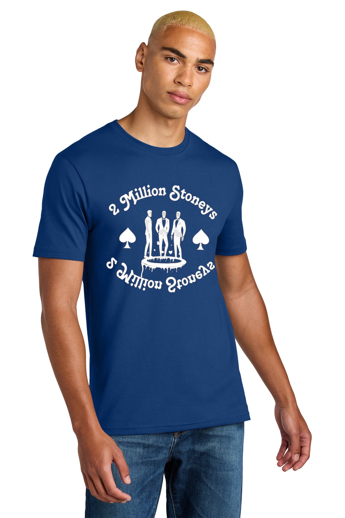 2millionstoneys Blue t-shirt