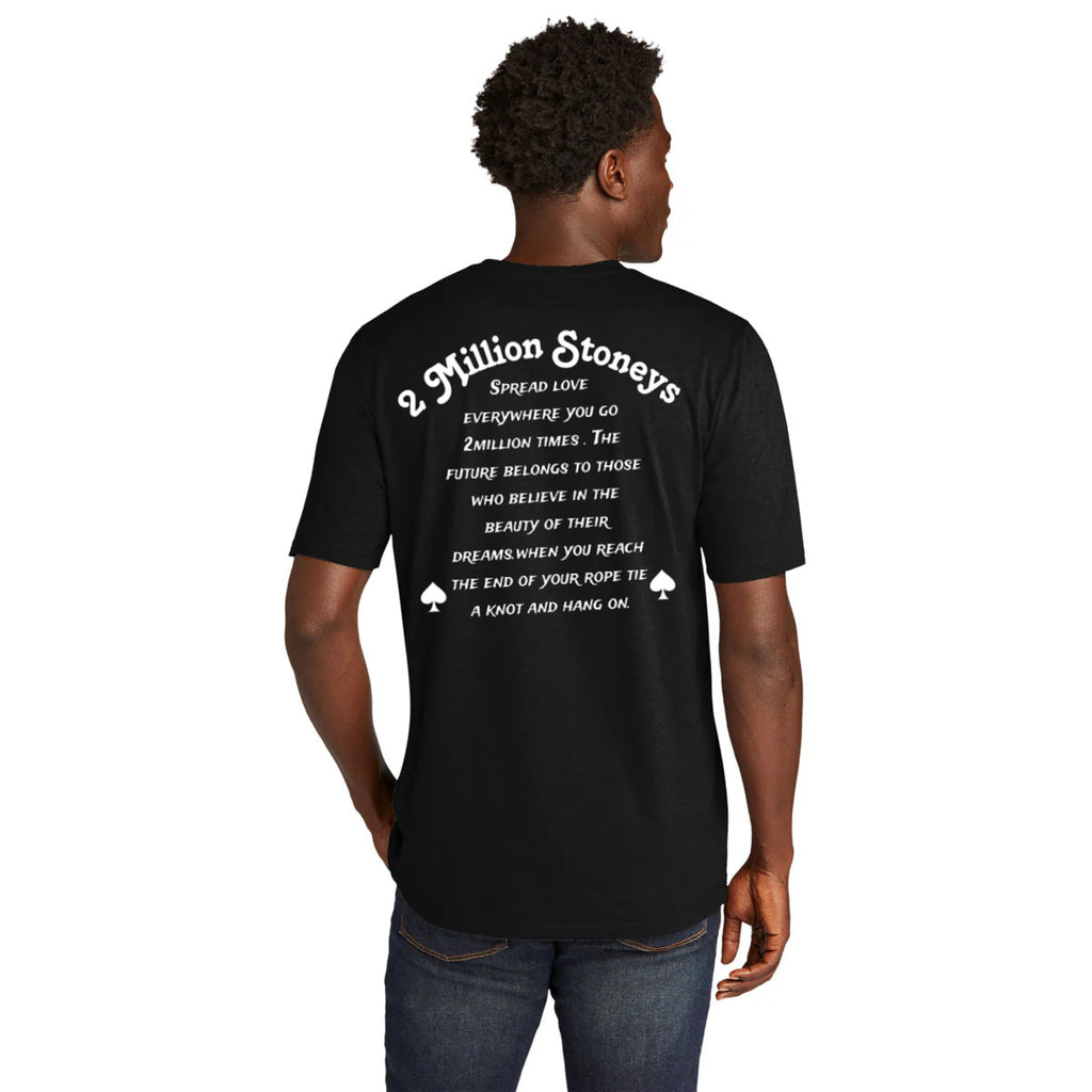 2millionstoneys Black and white Tshirt
