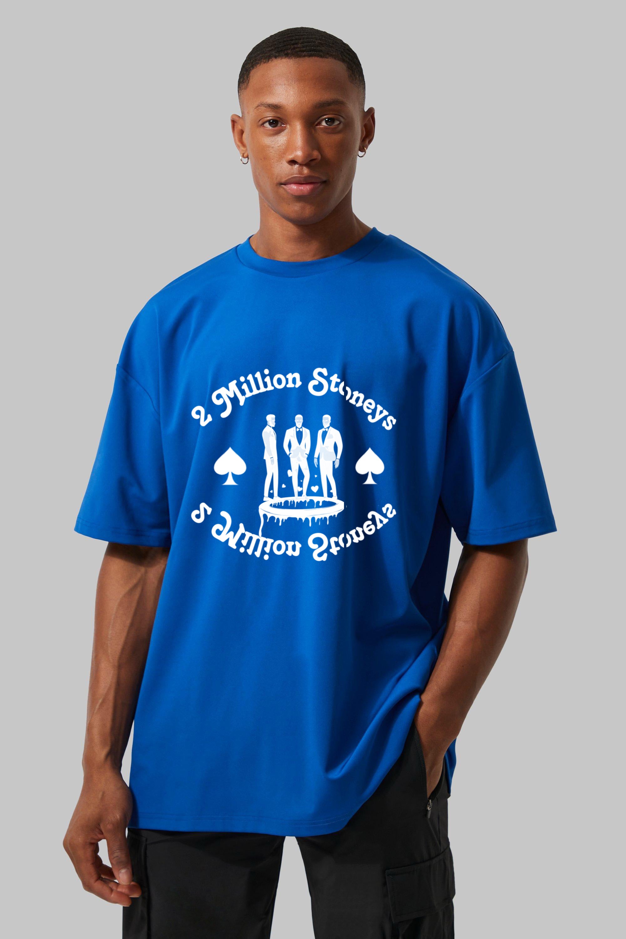 2millionstoneys Blue t-shirt