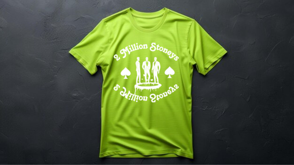 2millionstoneys lime green Tshirt